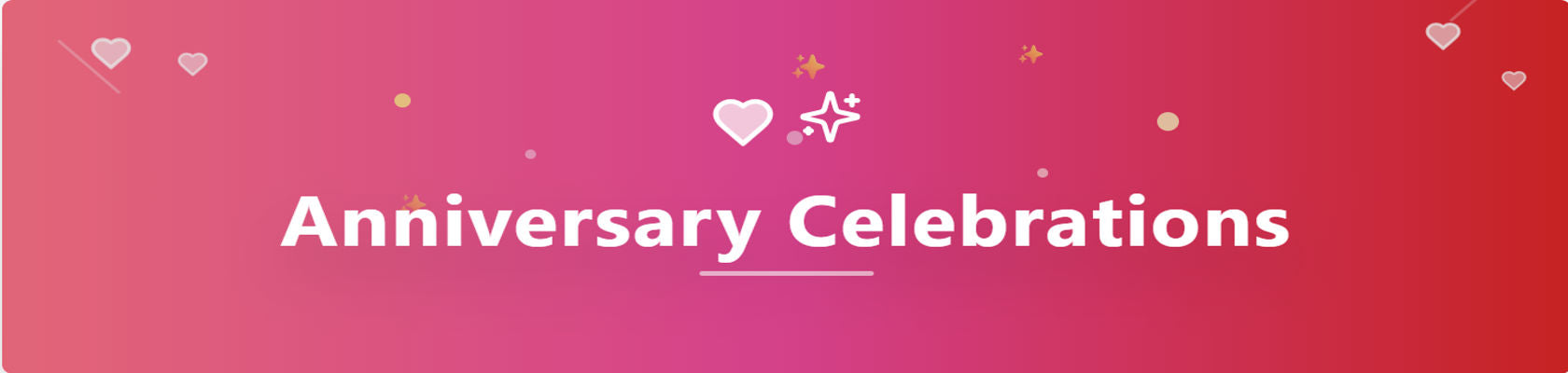 Anniversary decor