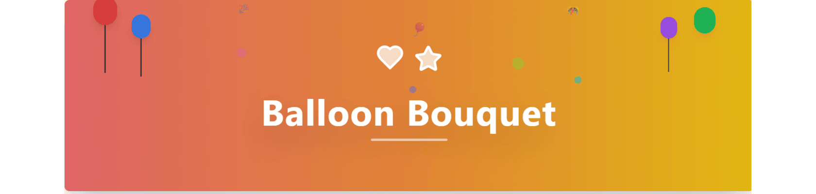 Balloon bouquet