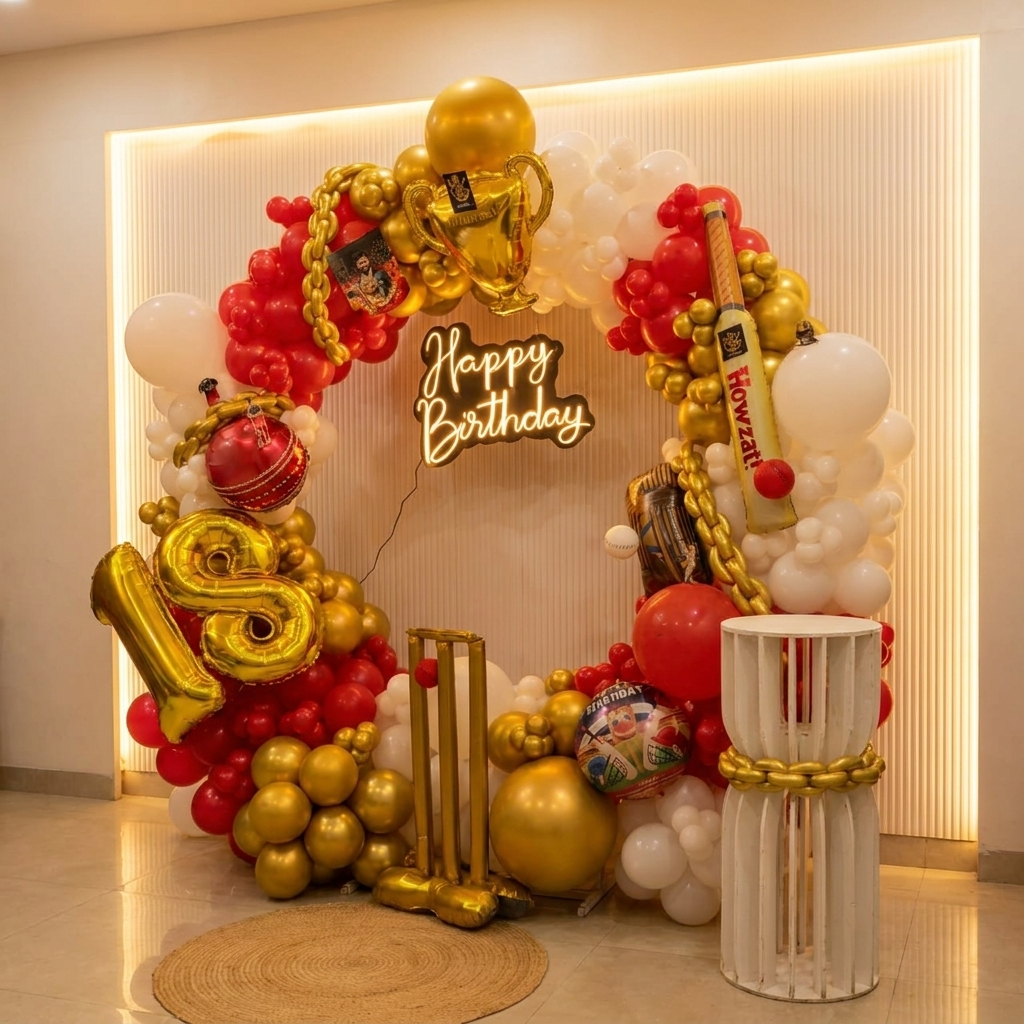 Indian Premium Cricket Decor