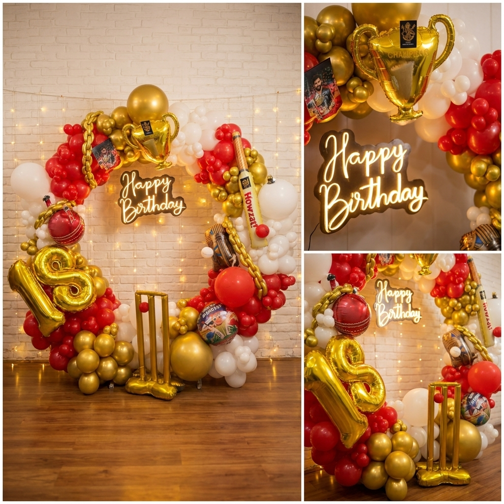 Indian Premium Cricket Decor