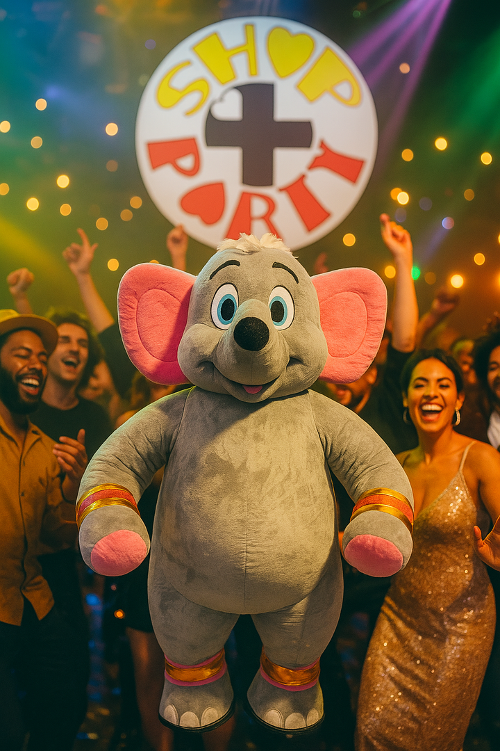 Surprise with Happy Elephant