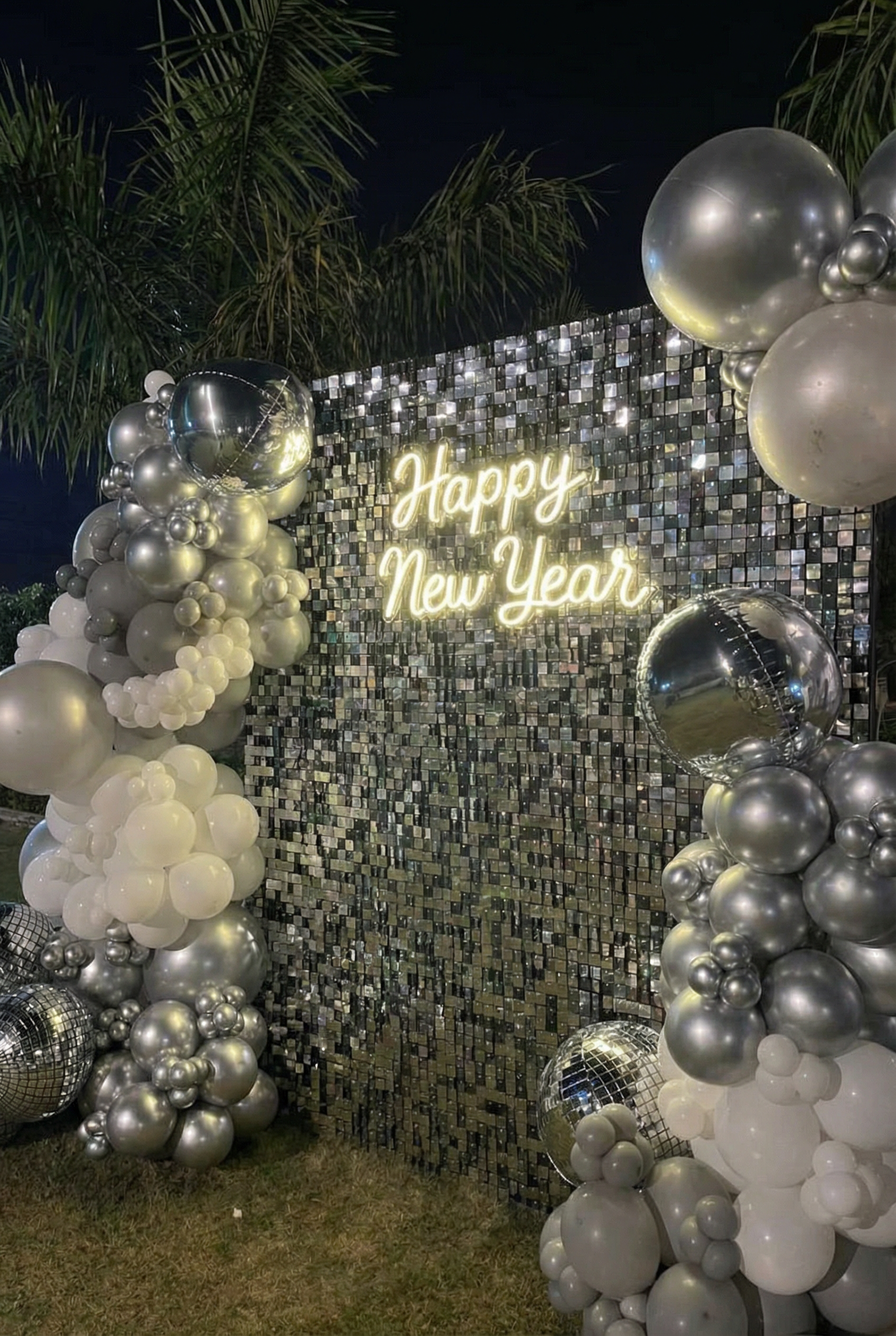 Mirrorball Midnight Gala New Year Party Setup