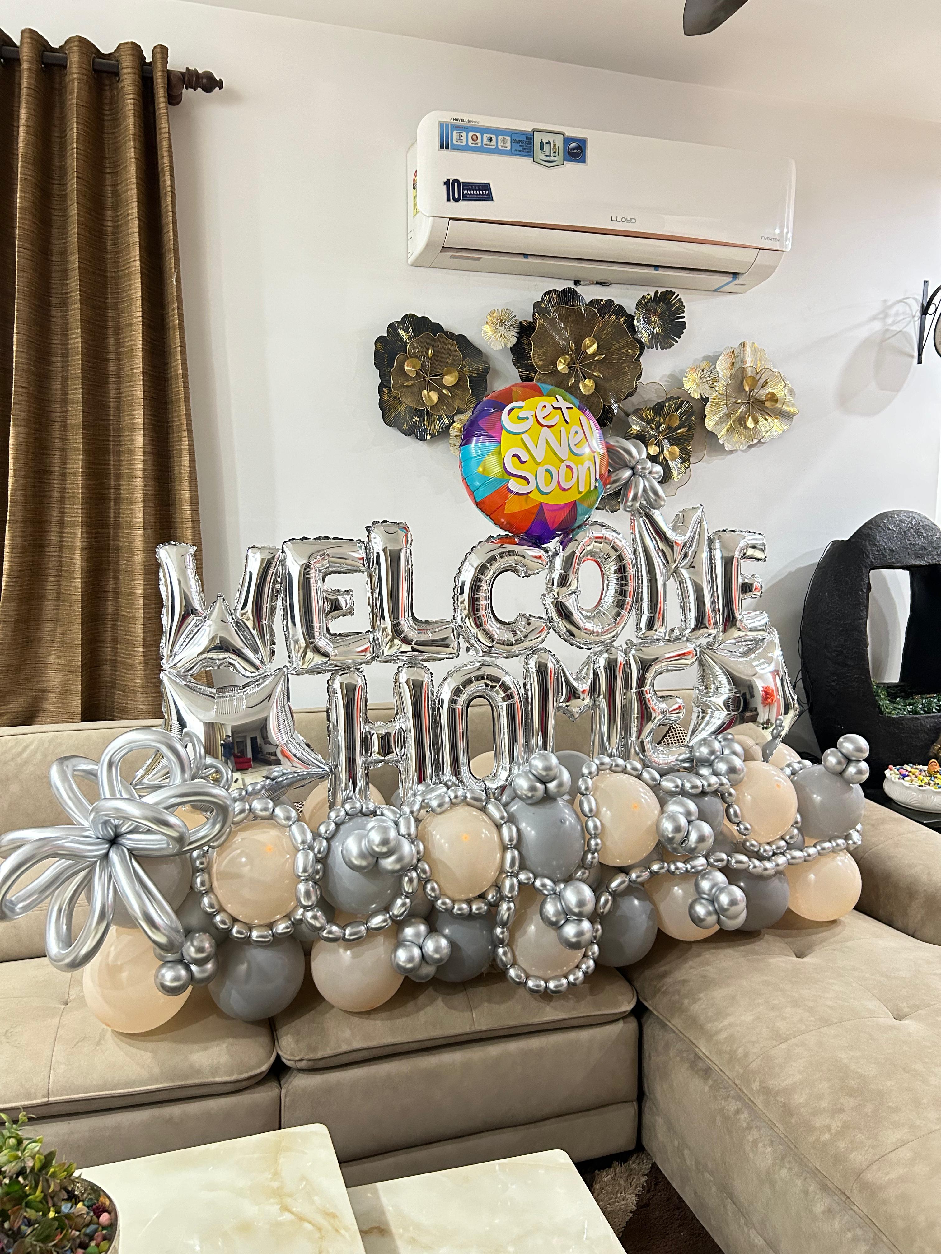 Welcome back / baby bouquet