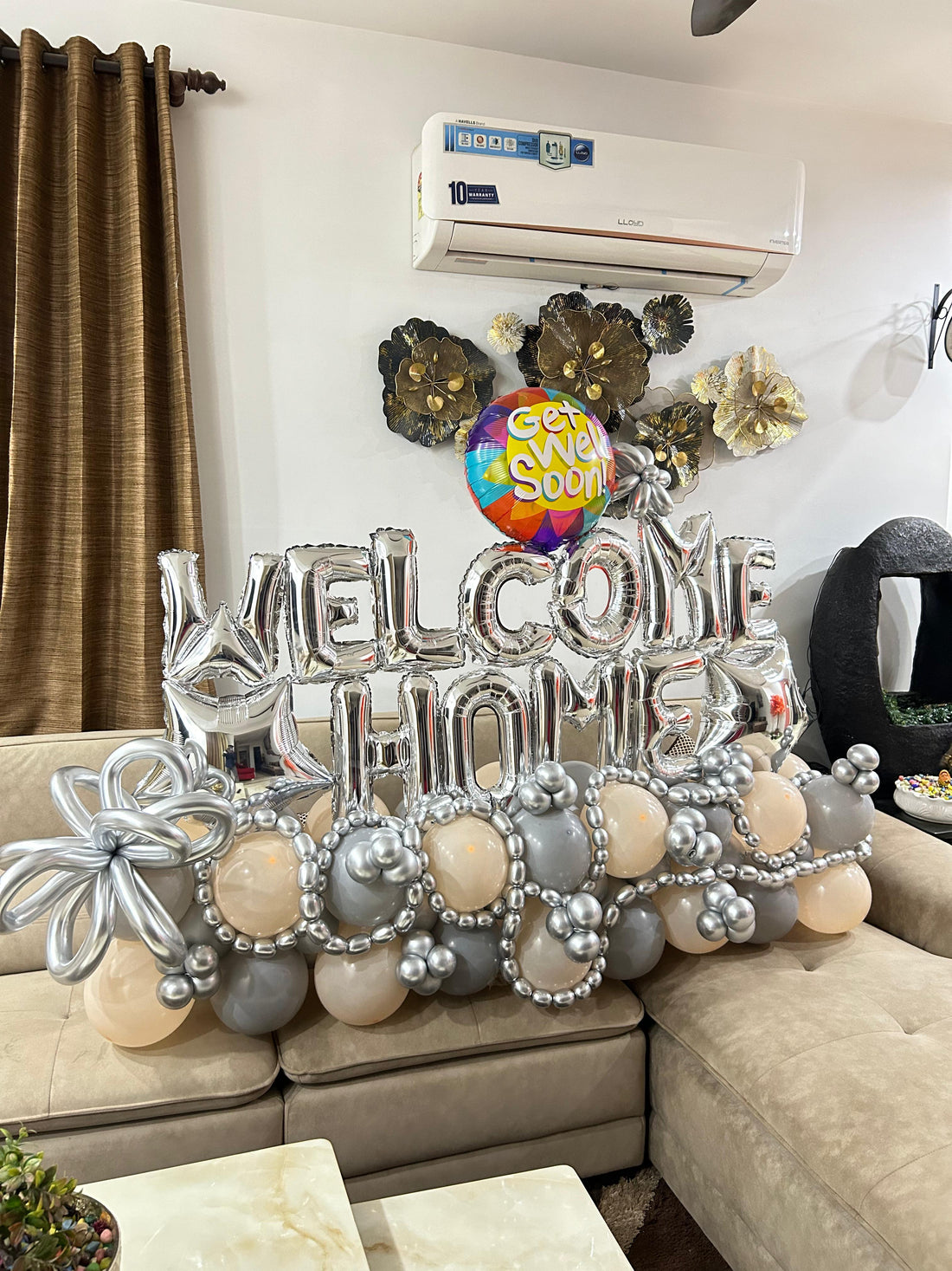 Welcome back / baby bouquet