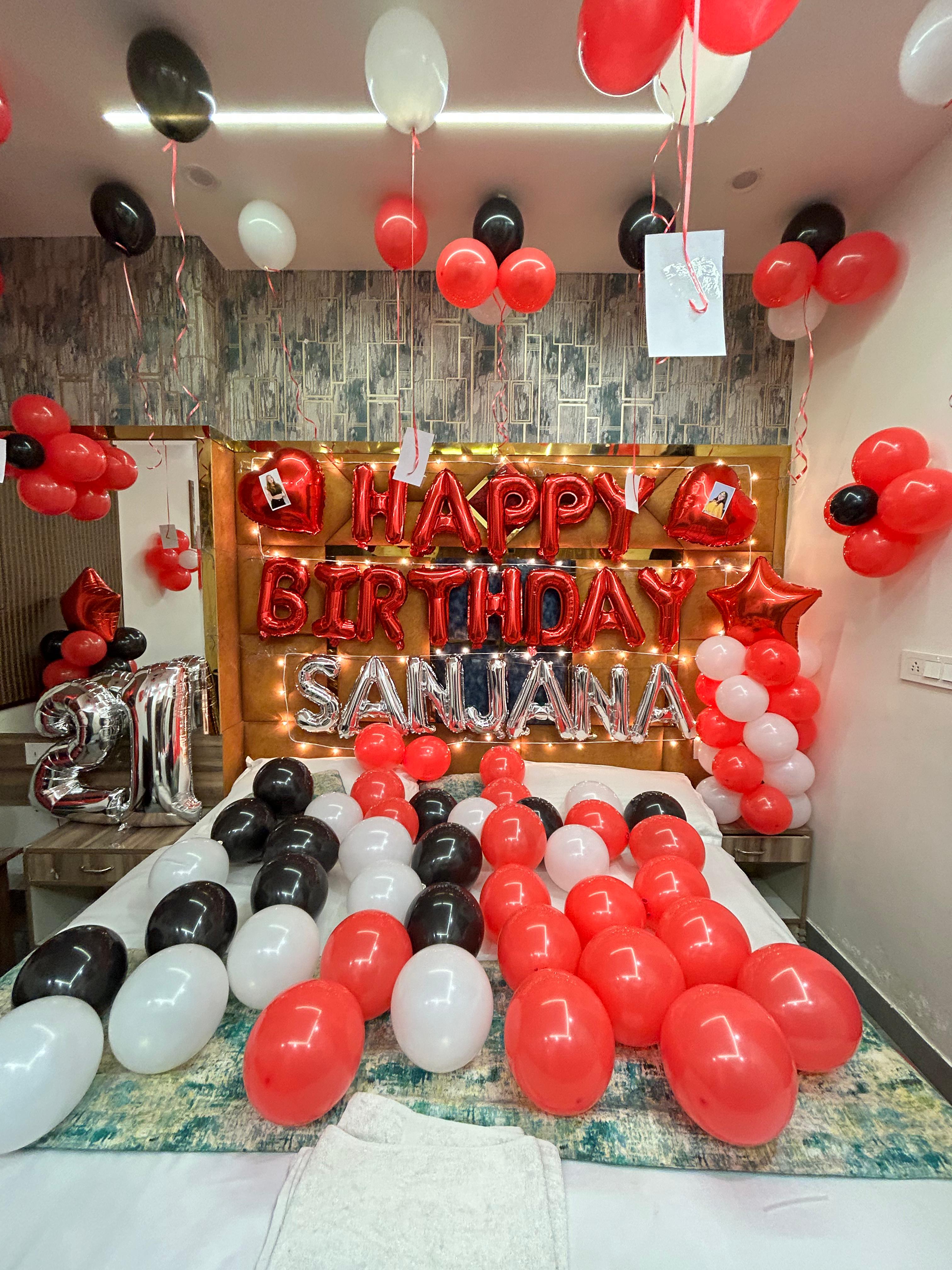 21st birthday decor