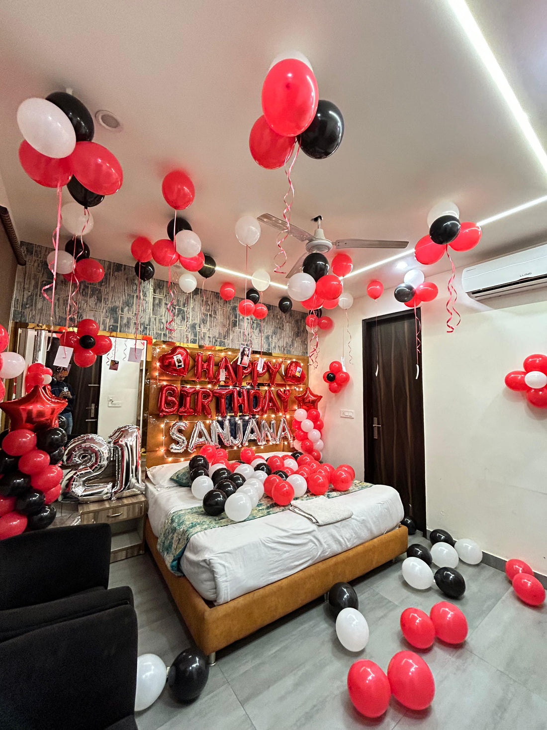 21st birthday decor