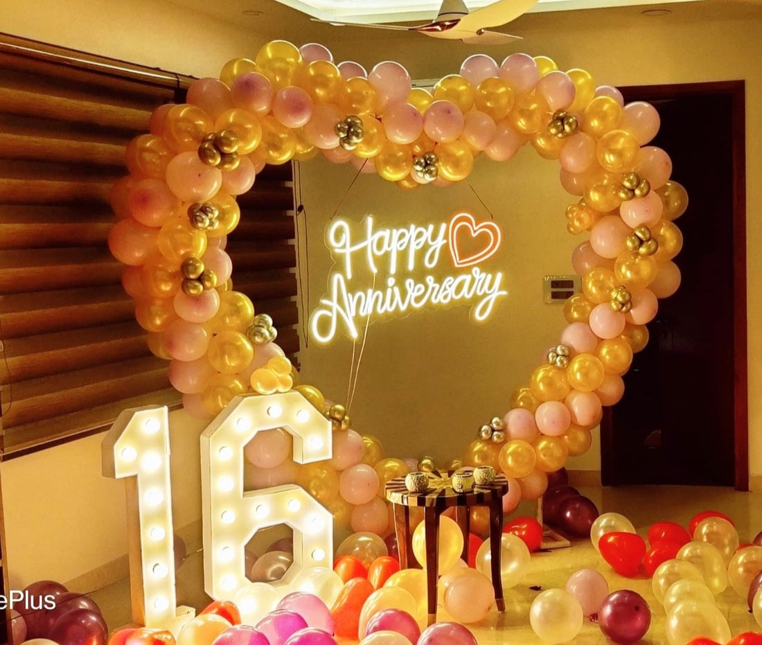 Anniversary Heart Arch
