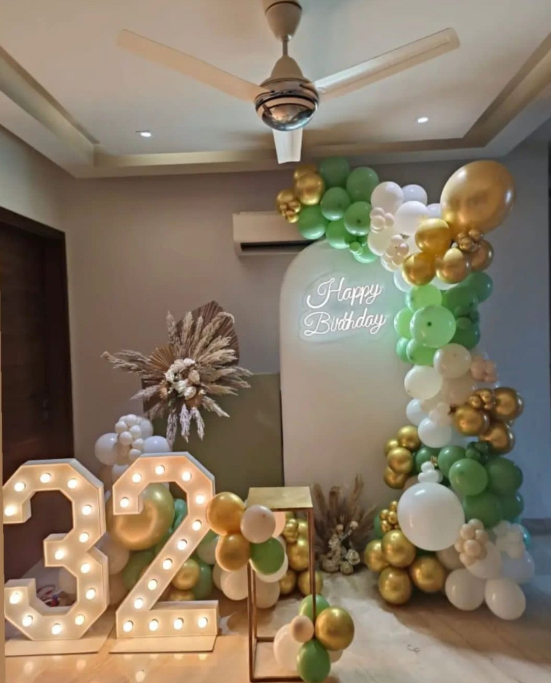 Party time backdrop