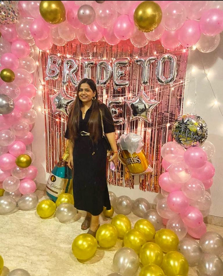 Elevated bride to be decor