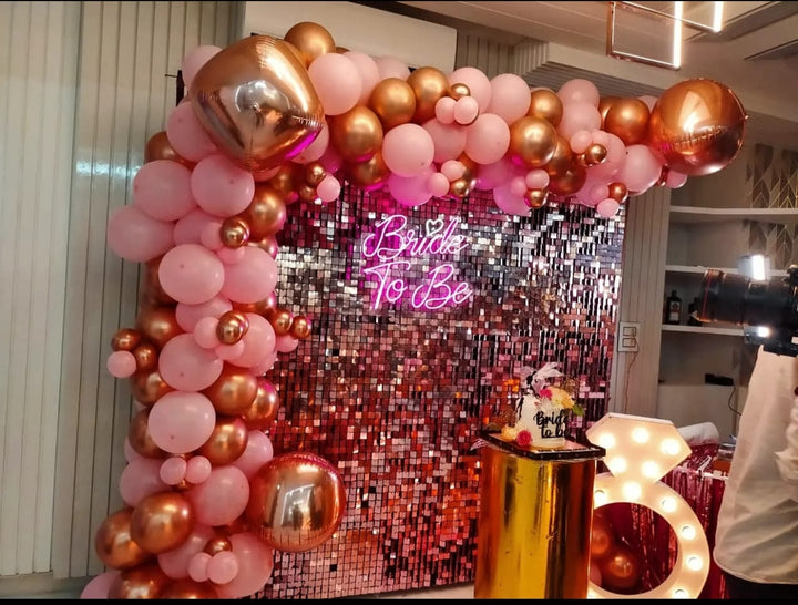 Bride to be setup
