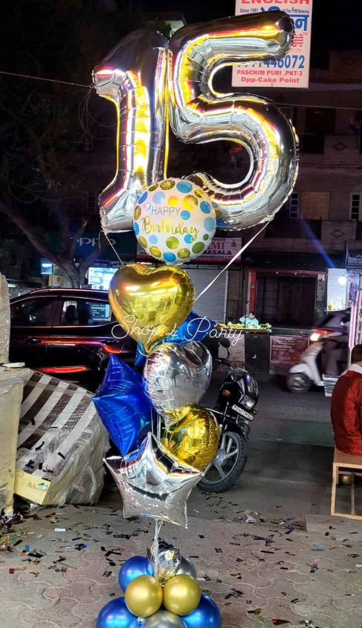 Helium gas bouquet