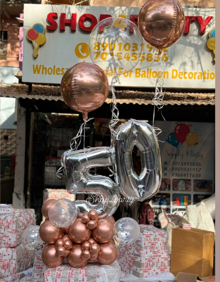 Classy balloon bouquet