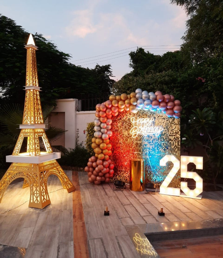 Eiffel tower setup