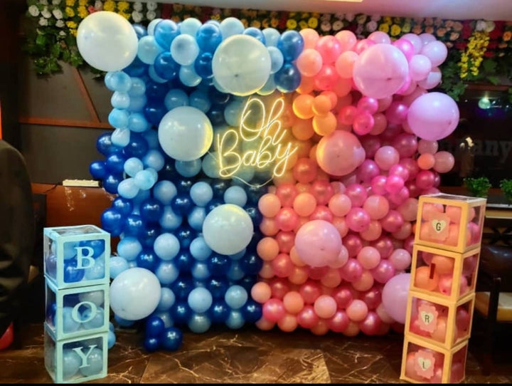 Baby shower backdrop