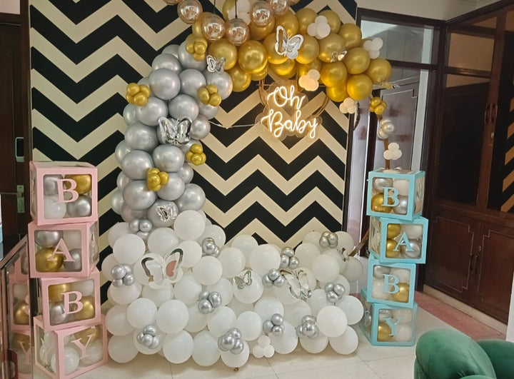 Baby shower /welcome baby round arch