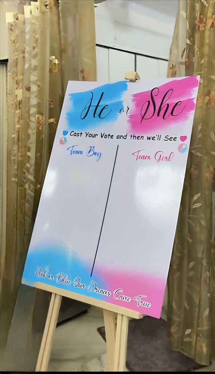 Guess the baby game kit for baby shower