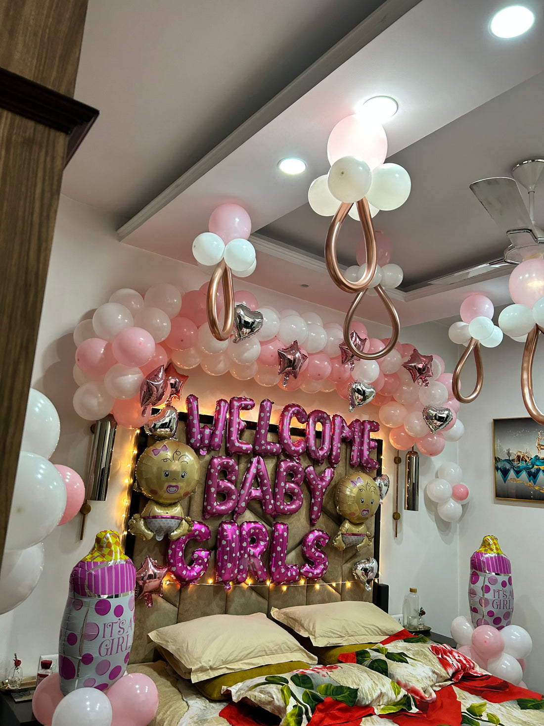 Baby shower setup