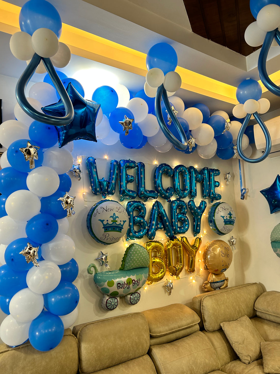 Baby shower setup