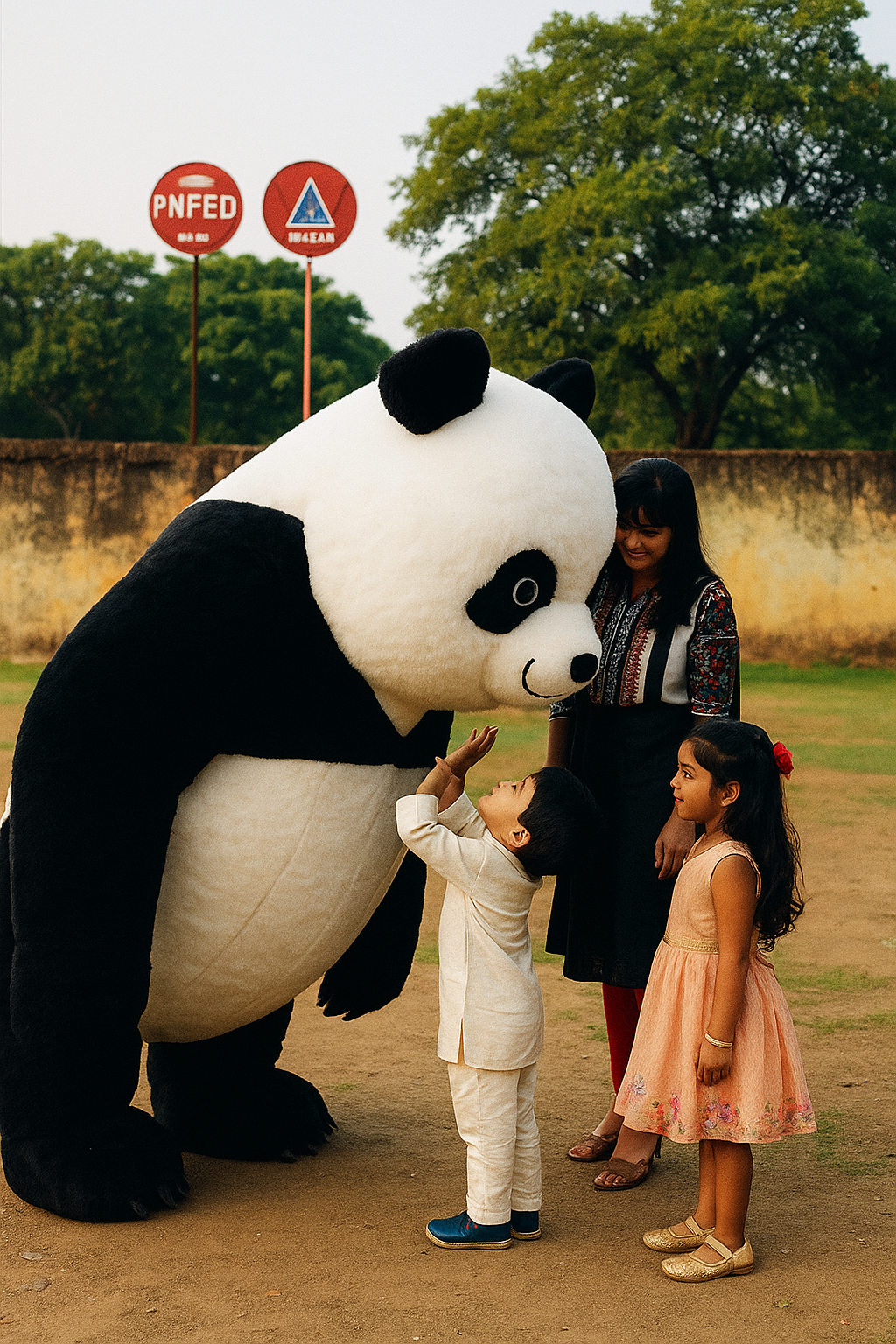Surprise with Panda