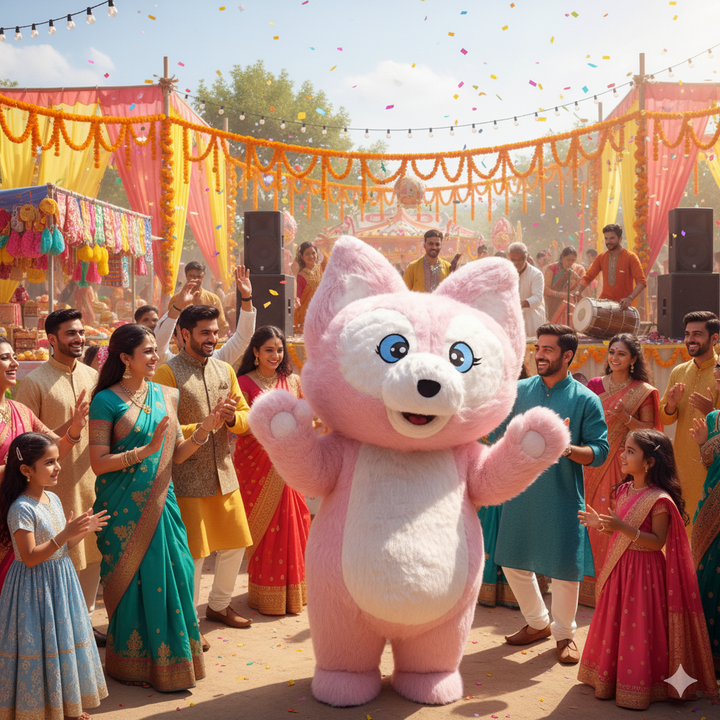 Surprise with Pink Fox