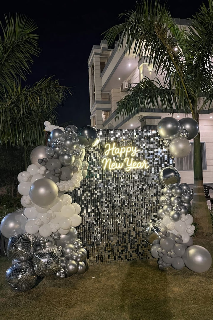 Mirrorball Midnight Gala New Year Party Setup