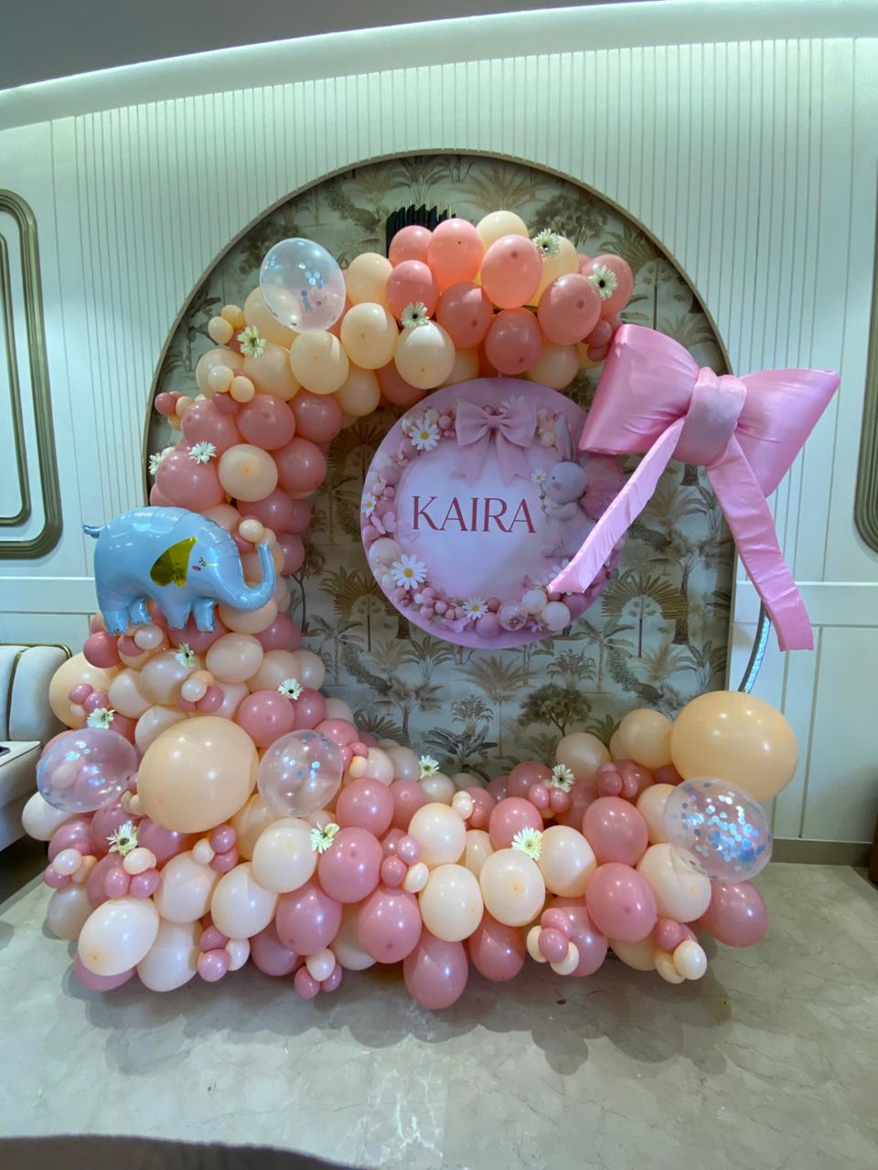 Pink Paradise Pastel  Balloon Ring