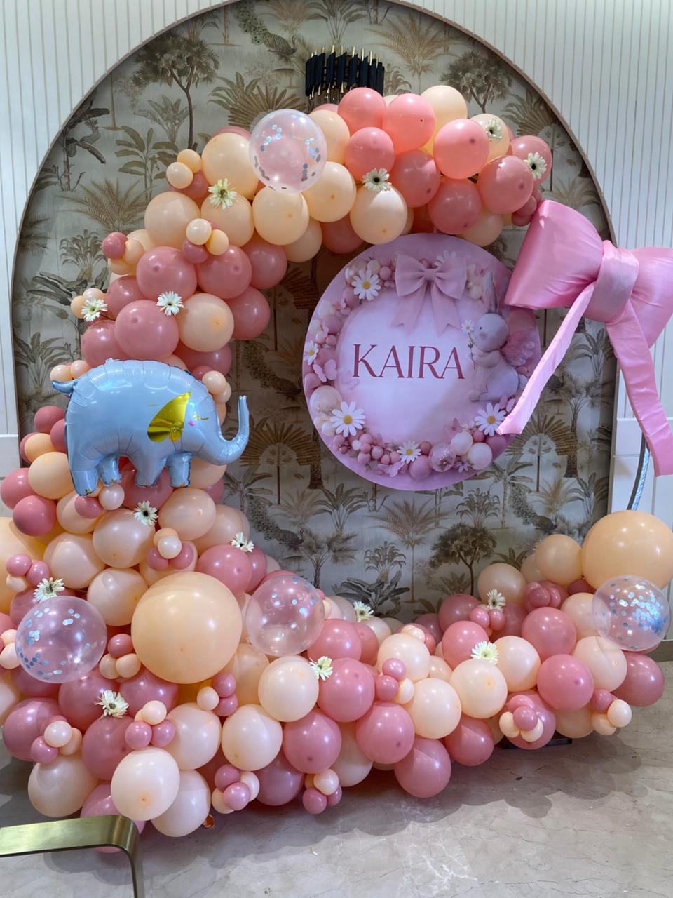 Pink Paradise Pastel  Balloon Ring