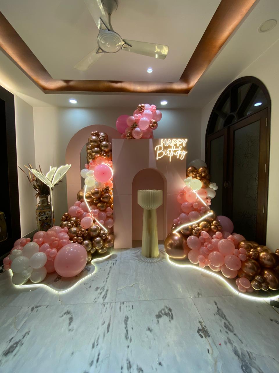 Blush Luxe Arch Celebration