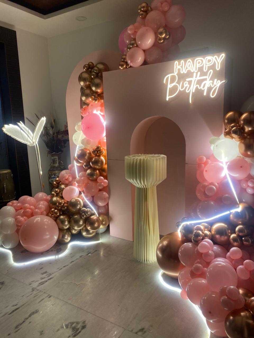 Blush Luxe Arch Celebration