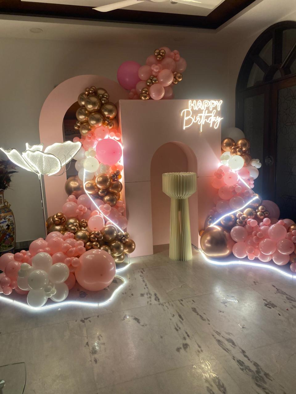 Blush Luxe Arch Celebration