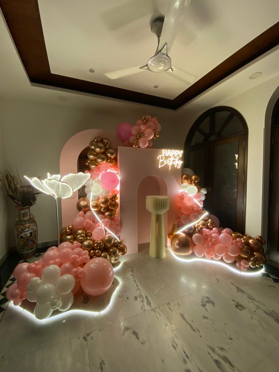 Blush Luxe Arch Celebration