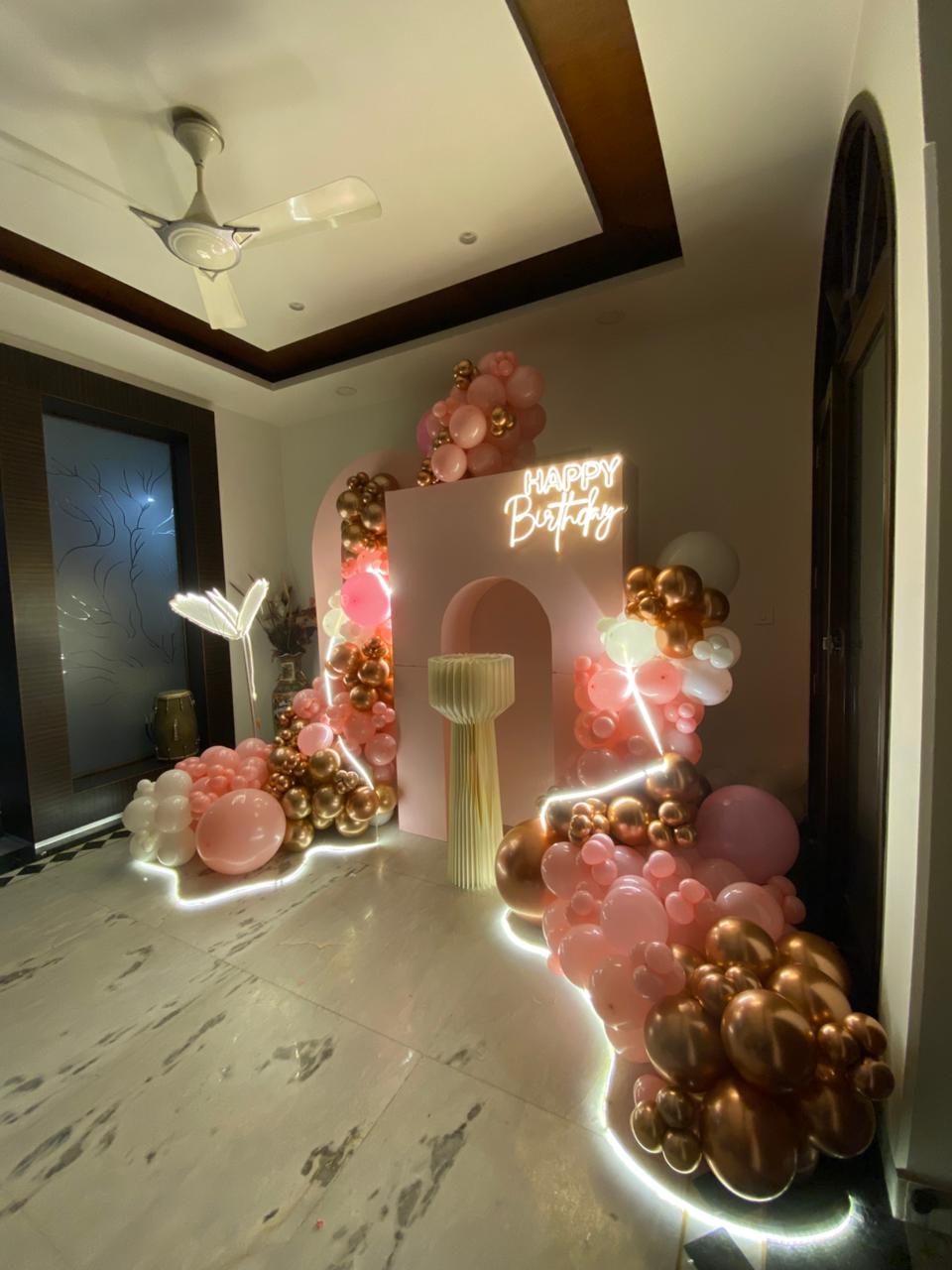 Blush Luxe Arch Celebration