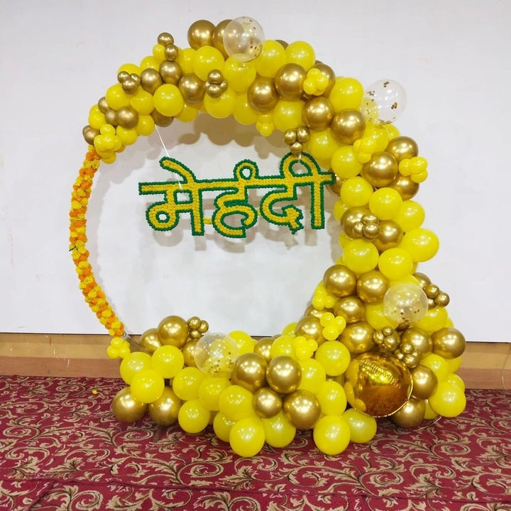 Mehndi arch setup