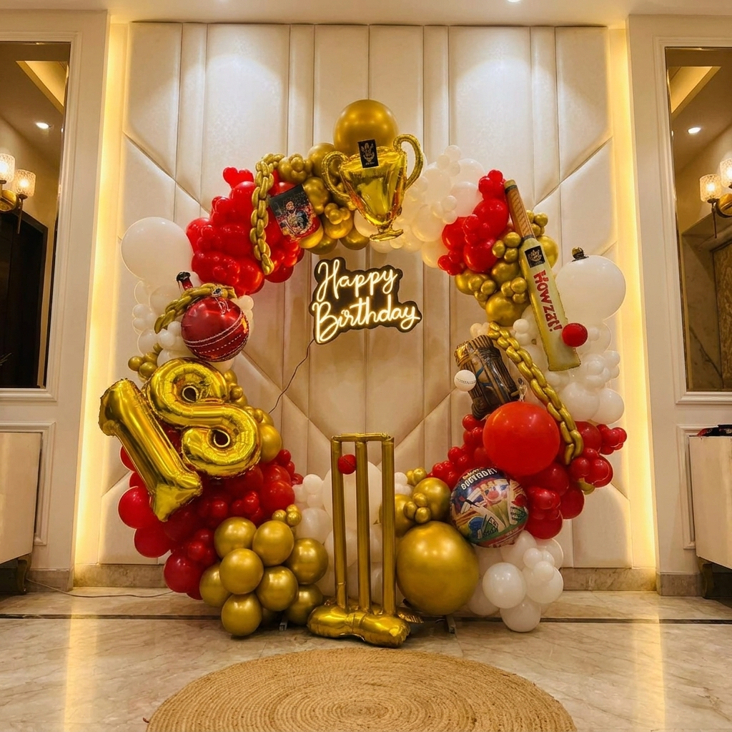 Indian Premium Cricket Decor