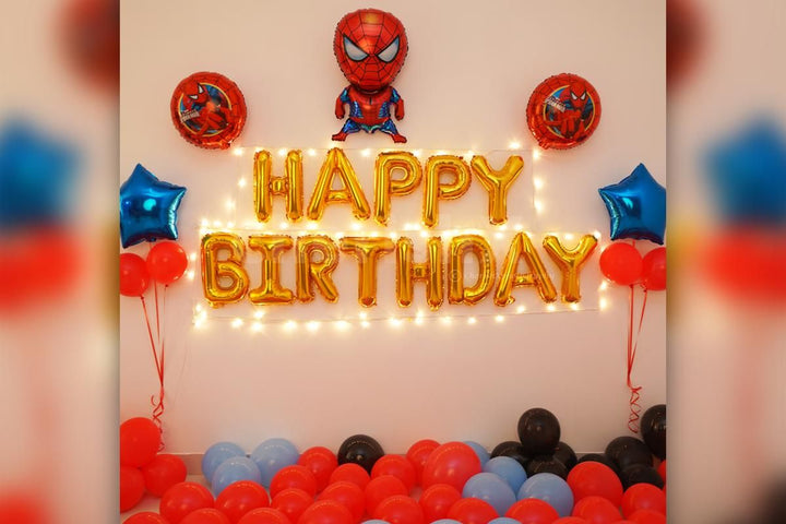 Spider man theme décor