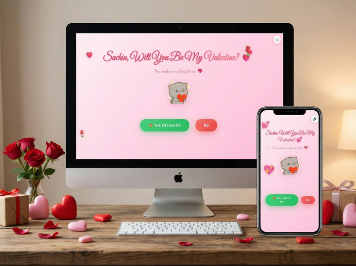 Personalized Valentine Website